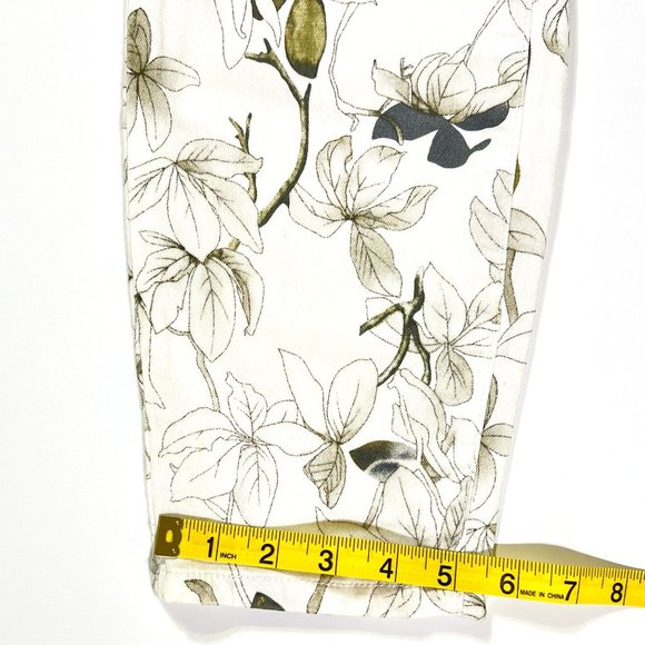 Buffalo David Bitton - Women's Sz 12 - Havana White Jeans High Rise Ankle Skinny - Picture 13 of 13